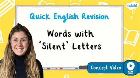 words with silent letters ks2.
